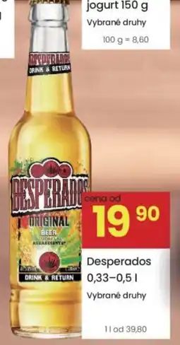 Kubík potraviny Desperados nabídka