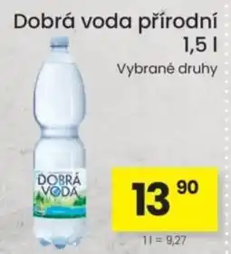 Kubík potraviny Dobrá voda přírodní nabídka