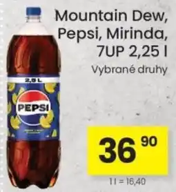 Kubík potraviny Pepsi nabídka