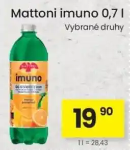 Kubík potraviny Mattoni imuno nabídka