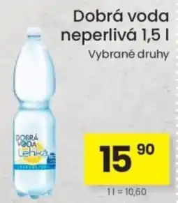 Kubík potraviny Dobrá voda neperlivá nabídka
