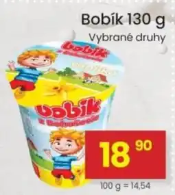 Kubík potraviny Bobík vybrané druhy nabídka