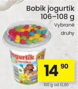 Kubík potraviny Bobík jogurtík nabídka