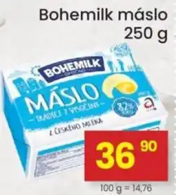 Kubík potraviny Bohemilk máslo nabídka