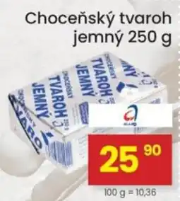 Kubík potraviny Chocesky tvaroh jemny nabídka