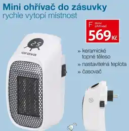 Decodoma Mini ohřívač do zasuvky nabídka