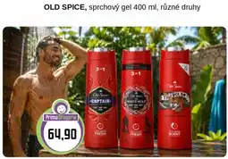 Prima Drogerie Old Spice, sprchový gel nabídka