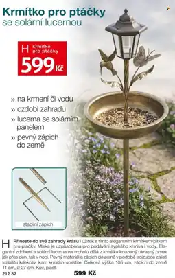 Decodoma Krmítko pro ptáčky se solarni lucernou nabídka