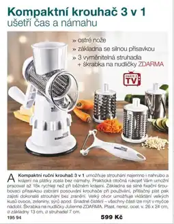 Decodoma Kompaktni krouhač 3 v 1 nabídka