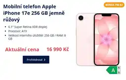 Datart Apple iPhone 17e 256 GB jemně růžový nabídka