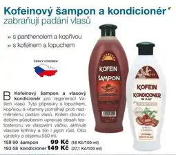 Decodoma Kofein šampon a kondicioner nabídka