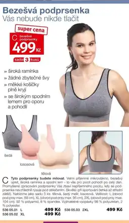 Decodoma Bezešvé podprsenky nabídka
