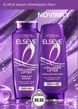 Prima Drogerie Elseve šampon / balzám nabídka