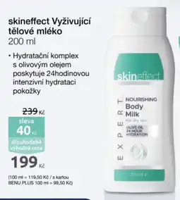 Benu skineffect vyživující tělové mléko nabídka