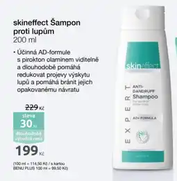 Benu Skineffect šampon proti lupům nabídka