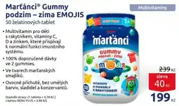 Benu Martánci Gummy podzim - zima EMOJIS nabídka