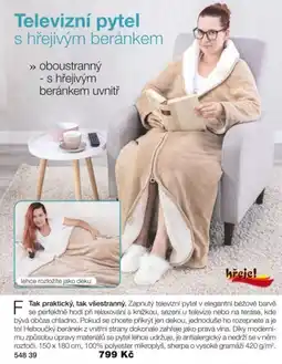 Decodoma Televizní pytel s hřejivým beránkem nabídka