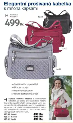 Decodoma Elegantní prošívaná kabelka nabídka