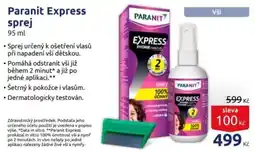 Benu Paranit Express sprej nabídka