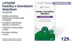 Benu Livsane pastilky s islandskym lišejnikem nabídka