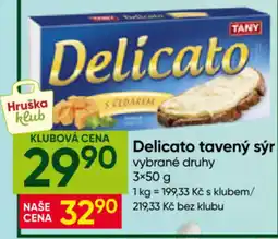 Hruška Tany delicato tavený sýr nabídka