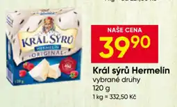 Hruška Král sýrů Hermelin nabídka