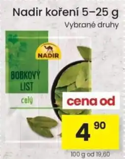 Kubík potraviny Nadir koření nabídka