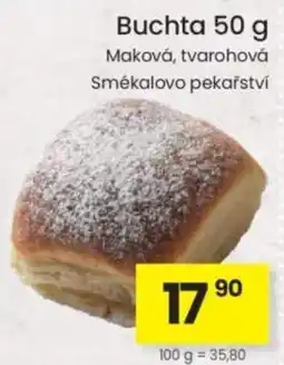 Kubík potraviny Smékalovo pekařství Buchta nabídka