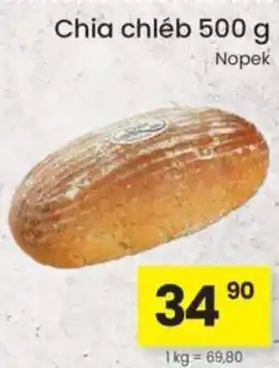 Kubík potraviny Nopek chia chléb nabídka
