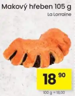 Kubík potraviny La Lorraine makový hřeben nabídka
