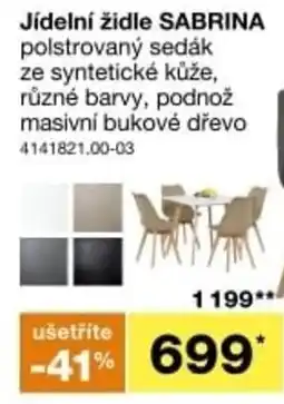 Sconto SABRINA polstrovaný sedák nabídka