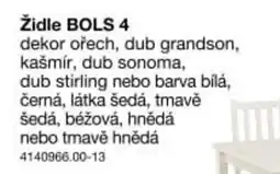 Sconto Židle BOLS 4 nabídka