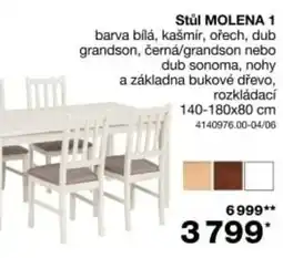Sconto Stůl MOLENA 1 nabídka
