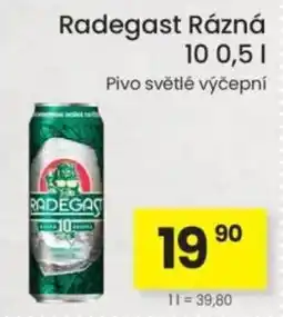 Kubík potraviny Radegast Rázná nabídka