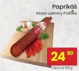 Kubík potraviny Paprikáš Maso uzeniny Polička nabídka