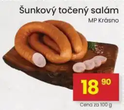 Kubík potraviny MP Krásno šunkový točený salám nabídka