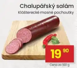Kubík potraviny Chalupářský salám nabídka
