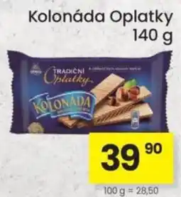 Kubík potraviny Kolonáda Oplatky nabídka