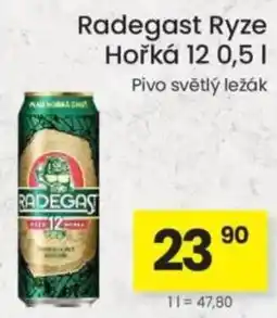 Kubík potraviny Radegast Ryze Hořká nabídka