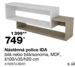 Sconto Ida nástěnná police nabídka