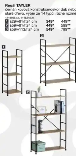 Sconto Regál Tayler nabídka