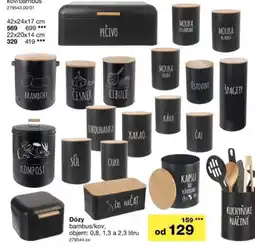 Sconto Dózy bambus/kov nabídka