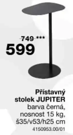 Sconto Jupiter přístavný stolek nabídka