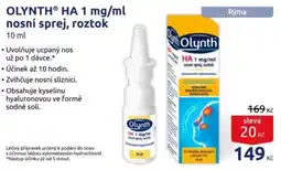 Benu Olynth HA 1 mg/ml nosní sprej, roztok nabídka