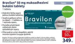 Benu Bravilon 50 mg mukoadhezivní bukální tablety nabídka