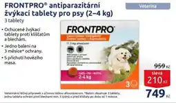 Benu Frontpro antiparazitarni zvycaci tablety pro psy nabídka