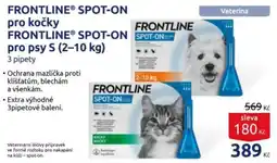 Benu Frontline spot-on pro kočky nabídka