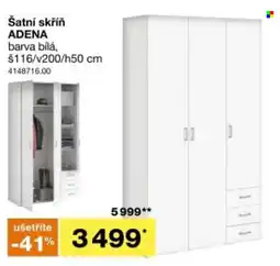 Sconto Adena šatní skříň nabídka