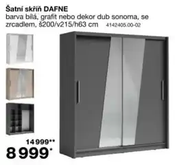 Sconto Dafne šatní skříň nabídka