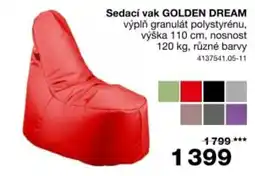Sconto Golden dream sedací vak nabídka